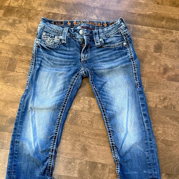 Ladies Rock Revival Capris - 'Julie' - Picture 3 of 4